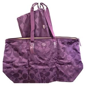 Coach Weekender Nylon Packable Travel Duffel Bag